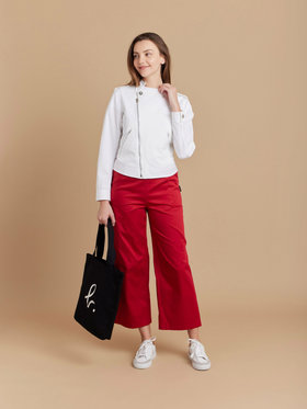 FEMME ウィメンズ 【Outlet】UP46 BLOUSON ライダースジャケット ホワイト