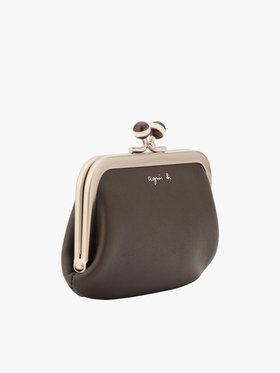 VOYAGE ウィメンズ バッグ＆ウォレット  レザー がま口 コインケース "Irene" PAW07-04 ブラウン系その他