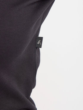 FEMME ウィメンズ 【Outlet】バイカラー コットン 長袖 Tシャツ "Evening" ブラック