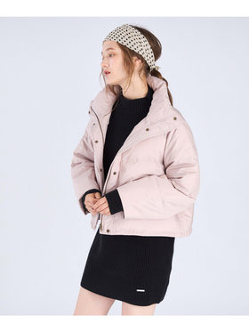 To b. by agnès b. ショート ダウンジャケット ピンク