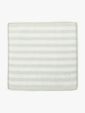 FEMME ウィメンズ WEB限定 ロゴ ボーダー ハンカチ グリーン