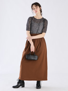 To b. by agnès b. 【Outlet】ドットブラウス ブラック