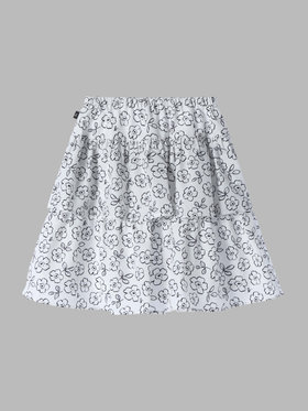 ENFANT ガールズ 【Outlet】IDR4 E JUPE キッズ スカート ホワイト