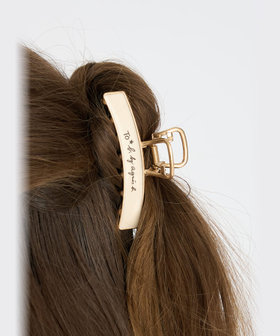 To b. by agnès b. カラー ミニ ヘアクリップ ホワイト