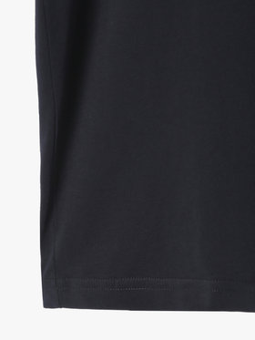 HOMME メンズ メンズ プリント コットン 長袖 アーティスト T シャツ ”L'Atlas” ブラック