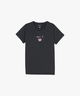 FEMME ウィメンズ agnes b. x arena Tシャツ ブラック