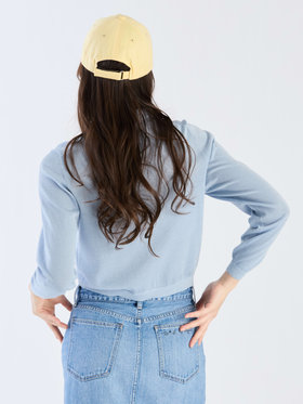 To b. by agnès b. 【Outlet】ラメニットポロ ブルー