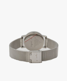 FEMME ウィメンズ シルバー ステンレス ラウンド ウォッチ "Marcello" シルバー