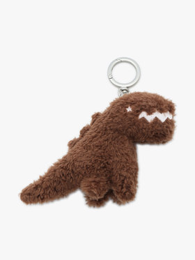 HOMME メンズ SPORT b. ディノ ファーリー キーチェーン ベージュ