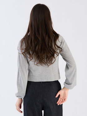 To b. by agnès b. 【Outlet】ラメニットポロ ライトグレー