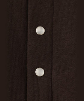 HOMME メンズ メンズ ロゴ 刺繍 コットン ブルゾン "Senga" ブラウン系その他