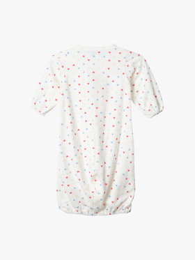 ENFANT ベビー ベビー マルチカラー コットン 長袖 ロンパース ”Hoshi” ホワイト