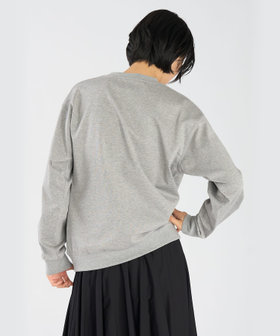 FEMME ウィメンズ "b."ロゴ コットン 長袖 スウェット グレー