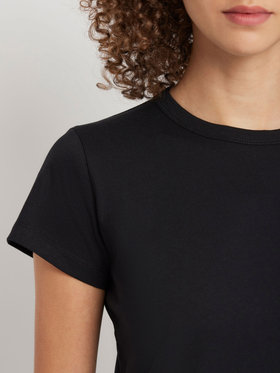 FEMME ウィメンズ コットン 半袖 Tシャツ ”Brando” ブラック