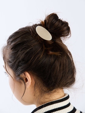 To b. by agnès b. カラー ロゴ ヘアタイ ホワイト