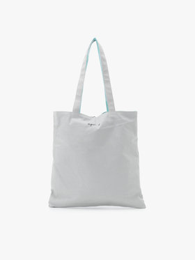 VOYAGE ウィメンズ バッグ＆ウォレット 細ボーダー コットン リバーシブル トートバッグ ZAS11-01 グリーン系その他