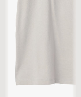ENFANT ユニセックス キッズ ロゴ ボーダー プリント コットン 半袖 Tシャツ "Etoile" グレー