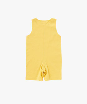 ENFANT ベビー ベビー "b." ロゴ スター コットン ノースリーブ サロペット "Missia" イエロー