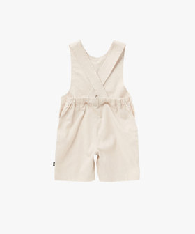 ENFANT ベビー ベビー コットンリネン ノースリーブ サロペット ベージュ系その他