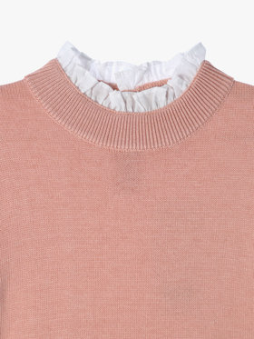 ENFANT ガールズ 【Outlet】LM61 E PULLOVER キッズ プルオーバー ピンク