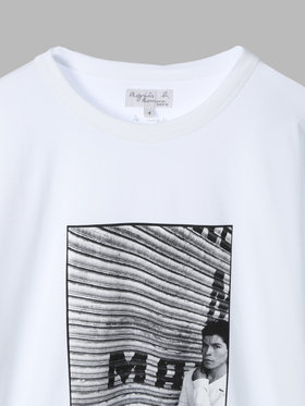 HOMME メンズ メンズ Tシャツ ホワイト
