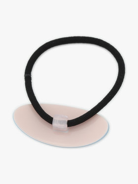 To b. by agnès b. カラー ロゴ ヘアタイ ブルー