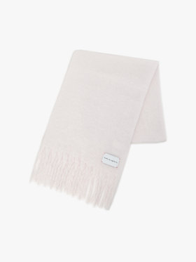 To b. by agnès b. カラー マフラー ホワイト