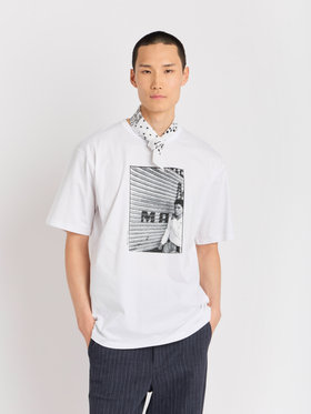 HOMME メンズ メンズ Tシャツ ホワイト