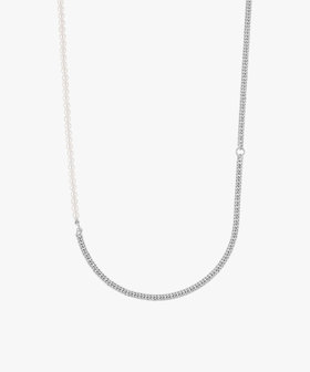 FEMME ウィメンズ パール ネックレス "Denise" シルバー