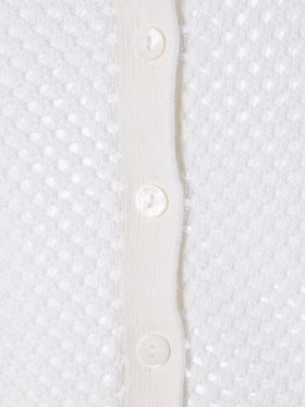 ENFANT ガールズ LQ07 E CARDIGAN キッズ カーディガン ホワイト