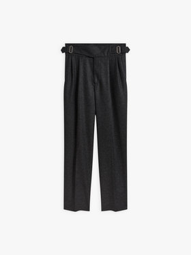 HOMME メンズ 【Outlet】TV47 PANTALON パンツ グレー×ブラック