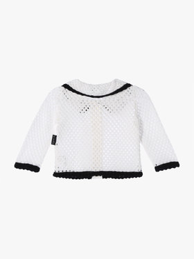ENFANT ベビー LQ07 L CARDIGAN ベビー カーディガン ホワイト