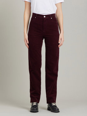 FEMME ウィメンズ 【Outlet】UR59 PANTALON コーデュロイロングパンツ パープル系その他