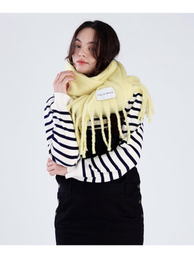 To b. by agnès b. 【Outlet】カラー マフラー イエロー