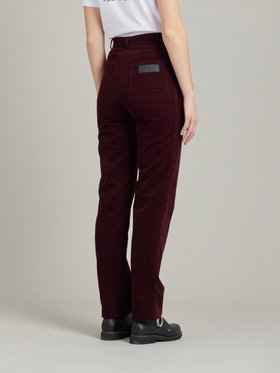 FEMME ウィメンズ 【Outlet】UR59 PANTALON コーデュロイロングパンツ パープル系その他