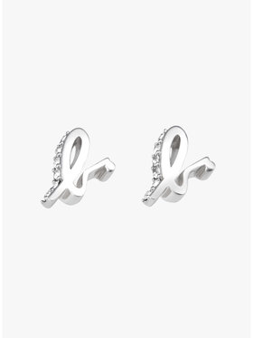 FEMME ウィメンズ "b." ロゴ ピアス "ICONIC - ITALIC B" シルバー