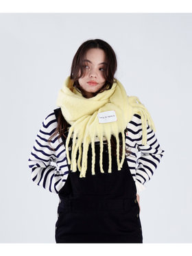 To b. by agnès b. 【Outlet】カラー マフラー イエロー