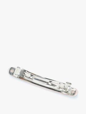 To b. by agnès b. ロゴ ヘアバレッタ ブルー