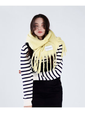 To b. by agnès b. 【Outlet】カラー マフラー イエロー