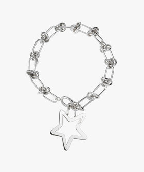 FEMME ウィメンズ スターモチーフ ブレスレット "Rock Star" シルバー