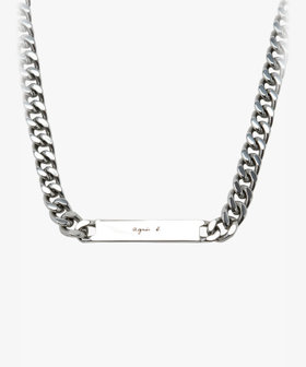 HOMME メンズ メンズ ネックレス "Auguste" シルバー