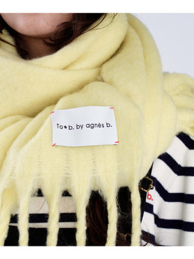 To b. by agnès b. 【Outlet】カラー マフラー イエロー