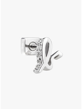 FEMME ウィメンズ "b." ロゴ ピアス "ICONIC - ITALIC B" シルバー