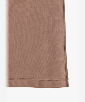 ENFANT ベビー ベビー ロゴ コットン 長袖 Tシャツ ブラウン系その他