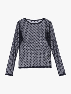 To b. by agnès b. 【Outlet】フラワーチュールプルオーバー ネイビー