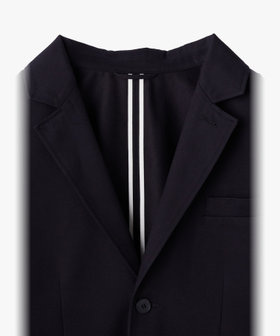 HOMME メンズ メンズ コットン ギャバジン テーラードジャケット "Cami" ブラック