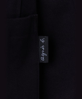 HOMME メンズ メンズ コットン ギャバジン テーラードジャケット "Cami" ブラック