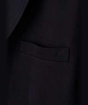 HOMME メンズ メンズ コットン ギャバジン テーラードジャケット "Cami" ブラック