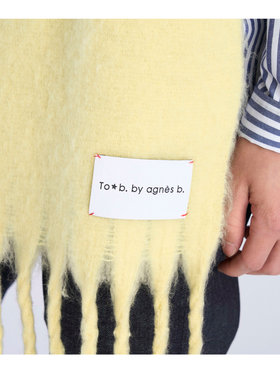 To b. by agnès b. 【Outlet】カラー マフラー イエロー