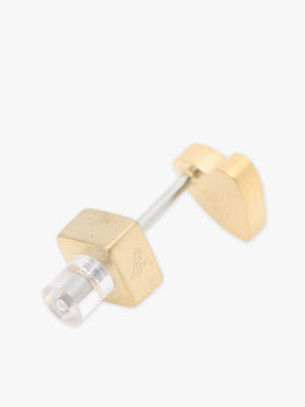 To b. by agnès b. ミニハート ピアス ゴールド